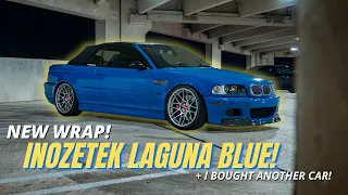 Wrapped My E46 M3 Inozetek Laguna Blue! + I bought Another Car! (F30)