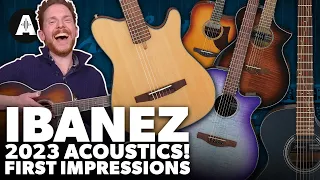 First Look at the New Ibanez 2023 Acoustics!