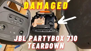 JBL PartyBox 710 TEARDOWN - IMPOSSIBLE TO OPEN - watch why! How to disassemble #JBLPartyBox710