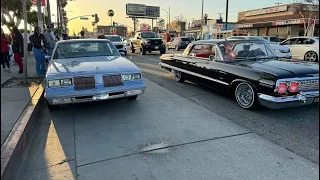 WHITTIER BLVD LOWRIDERS ON SUNDAY FUNDAY | EAST LOS ANGELES, CALIFA$ 💯