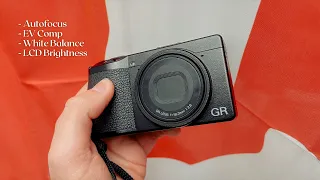 My New Settings for the RICOH GRIII