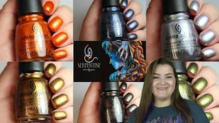 China Glaze Serpentine | Halloween 2023 | Live Swatch and Review