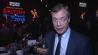 Curry Oscar 2018 Nigel Farage interview