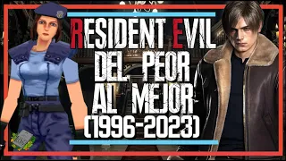 RESIDENT EVIL: Del PEOR al MEJOR JUEGO de LA SAGA (1996 - 2023)