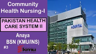 Pakistan Health Care System CHN-I [Unit-3 Part-2] || Health Care Delivery System BSN By Anaya