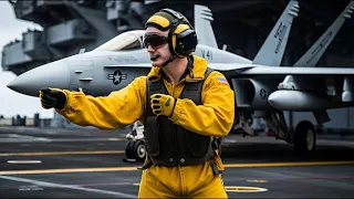 Aircraft Carrier's Crew Hand Signals Explained