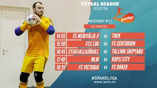 Grandliiga Futsal 2023/24 Premium division (10-Mar)  live stream