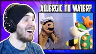 ALLERGIC TO WATER? - Reacting to SML Short: Bowser Junior's Allergy!