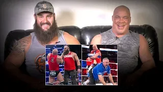 Kurt Angle & Braun Strowman rewatch 2017's Raw vs. SmackDown Survivor Series battle: WWE Playback