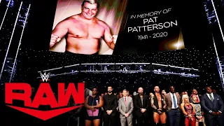 Raw honors Pat Patterson with 10-bell salute: Raw, Dec. 7, 2020