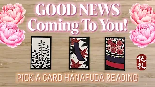 🎉 GOOD NEWS Coming Your Way Next!  🎴 Pick a Card Hanafuda Reading