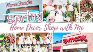 TJ MAXX & HOME GOODS SPRING DECOR SHOP WITH ME | EASTER SHOP WITH ME 2021 | LIFE WITH LIZ
