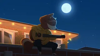 Chillhop Escapade 🐾 Raccoon's acoustic night [guitar / lofi beats]