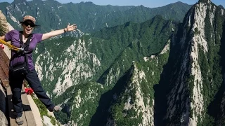 THE WORLD'S MOST DANGEROUS HIKE!!! - Mount Huashan, China