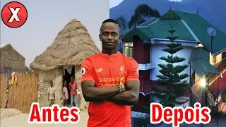 Casa dos Jogadores Antes e Depois da Fama! Sadio Mané, CR7, Neymar etc...