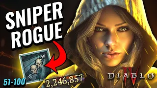 NEW MAX DPS RANGED ROGUE BUILD! The Best Penetrating Shot Rogue Build Guide for The End Game 50-100