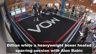 Leaked - Dillian White Explosive Sparring Footage With Alen Babic [Part1]