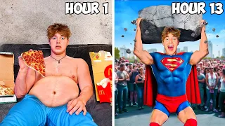 BECOMING A SUPERHERO FOR 24 HOURS!