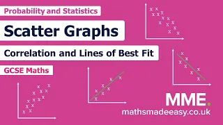 Statistics - Scatter Graphs (Video 1)