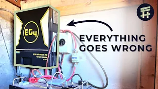 Problems with our NEW Signature Solar EG4 Off Grid Solar System & Customer Service | Workshop Ep 14
