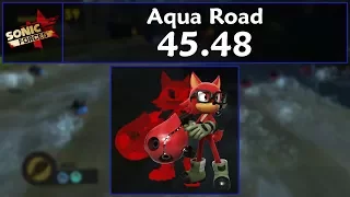 Sonic Forces - Aqua Road Speedrun - 45.48