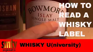 Whisky U - How to Read a Scotch Whisky Label