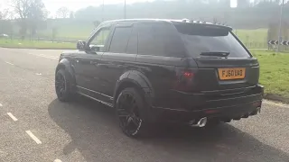 Range rover sport supercharged exhaust sound | flyby