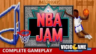 🎮 NBA Jam (Super Nintendo) Complete Gameplay