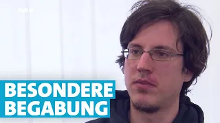 Sebastian ist Autist und hat eine besondere Begabung