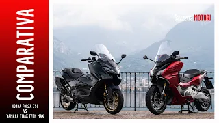 Yamaha TMax Vs Honda Forza 750: la comparativa dei maxiscooter | COMPARATIVA