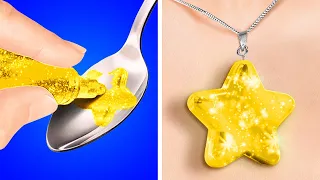 +5 Adorable DIY Epoxy and Resin Crafts and Jewelry Ideas 🌟