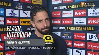 Rúben Amorim: "Ganhou a melhor equipa"