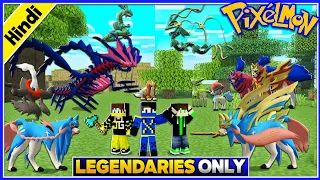 PIXELMON But LEGENDARIES Spawn EVERYWHERE And EVERY TIME!!!