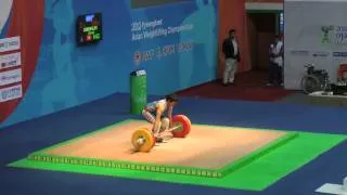 2012 Asian Weightlifting Championships - 62kg men's A group Snatch & Clean and Jerk