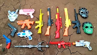 Mencari Tembakan Nerf Gun war Gun, Revolver, Gear Light Gun, AK47, Sniper Rifle, Spiderman Gun 2