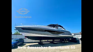 New 2023 Sunseeker Superhawk 55 Full Detailed Tour - Available Now!!