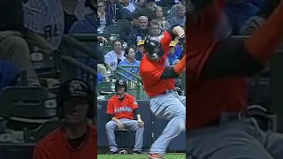 Giancarlo Stanton Hit In Face With Pitch