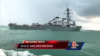 10 U.S. Sailors missing