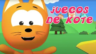 DIVERTIDOS JUEGOS DE KOTÉ 🎈Gatito Koté 😺 Una gran colección de dibujos animados 4