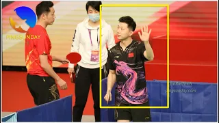 Ma Long, Xu Xin in exhibition show 2021