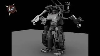 Transformer Brawl animation 3d - rig test