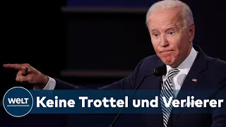 FIESE BEMERKUNGEN: TV-Debatte - Bei seinen Söhnen versteht Biden keinen Spaß