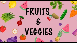 Fruits and Vegetables | A fun video for kids | Learning is fun | NotesnLines