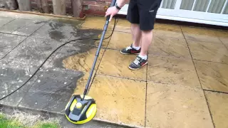 Karcher K4 - Parkside surface cleaner - patio cleaning