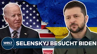 SELENSKYJ auf dem Weg in die USA: Treffen mit Biden - USA wollen Ukraine Patriot-Flugabwehr liefern