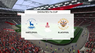 ⚽ Hartlepool vs Blackpool ⚽ | Emirates FA Cup (08/01/2022) | Fifa 22