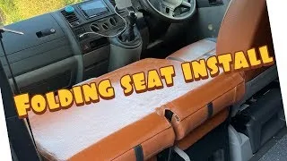The Only VW T5 double reclining seat Video You Need to Watch! Installing  MDF rear panel support