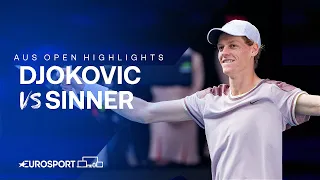 Novak Djokovic v Jannik Sinner | Semi-Final | Australian Open 2024 Highlights 🇦🇺