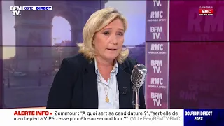 Le Pen : "Ce n'est pas l'UE qui a apporté la paix, c'est la dissuasion nucléaire"