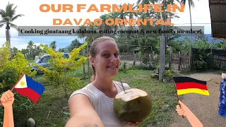 German Family Life on a farm in Davao Oriental, Philippines